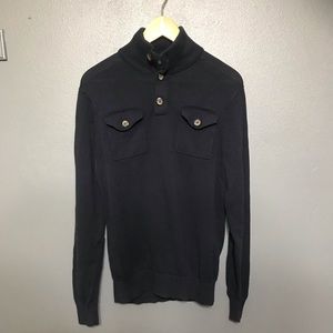navy 100% cotton Banana Republic pullover sweater